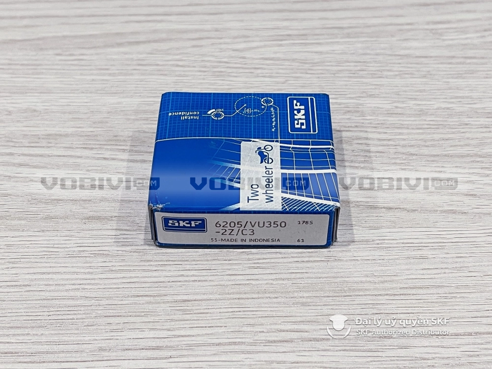 Vòng bi bạc đạn xe máy SKF 6205/VU350-2Z/C3