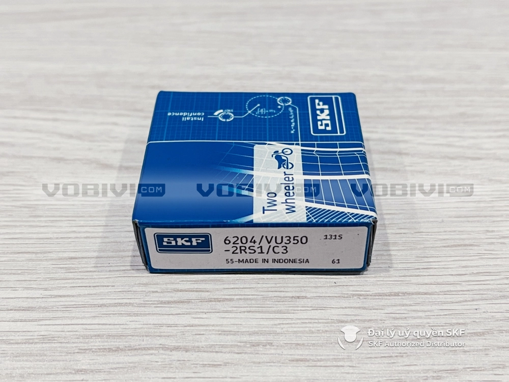 Vòng bi bạc đạn xe máy SKF 6204/VU350-2RS1/C3