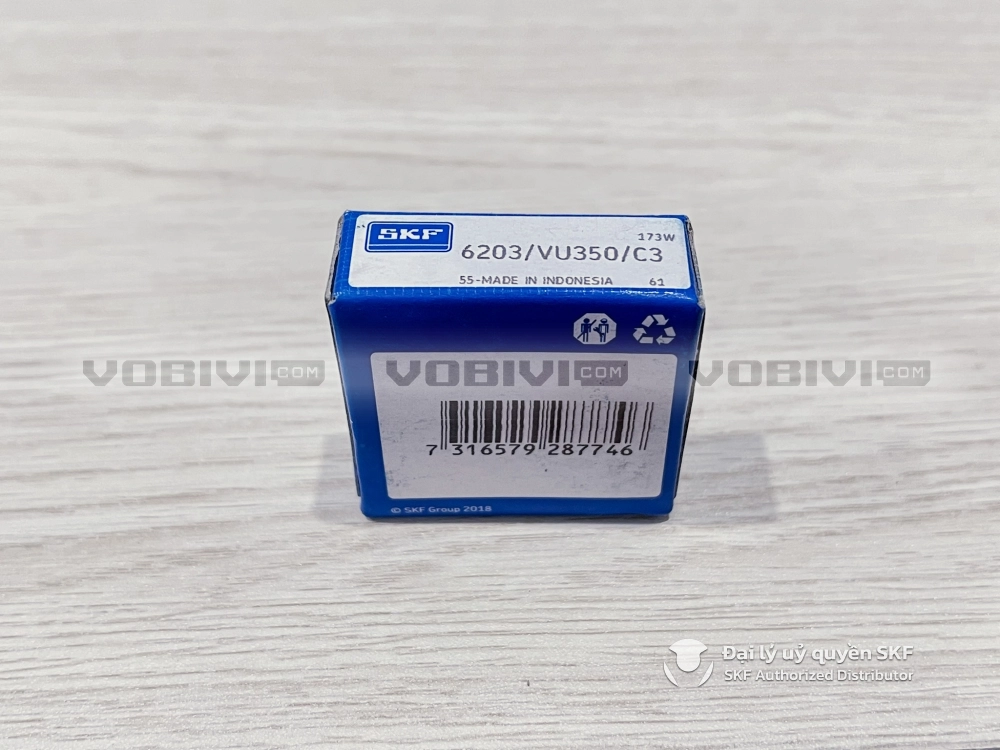 Vòng bi bạc đạn xe máy SKF 6203/VU350/C3