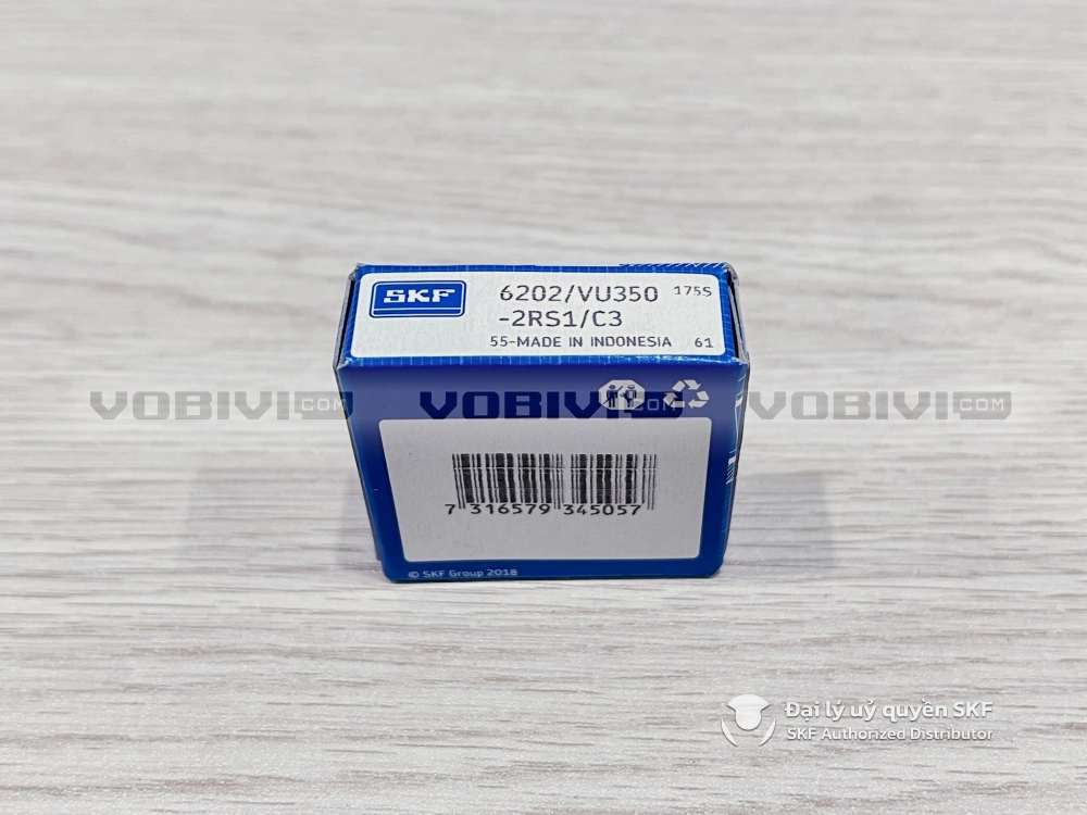 Vòng bi bạc đạn xe máy SKF 6202/VU350-2RS1/C3