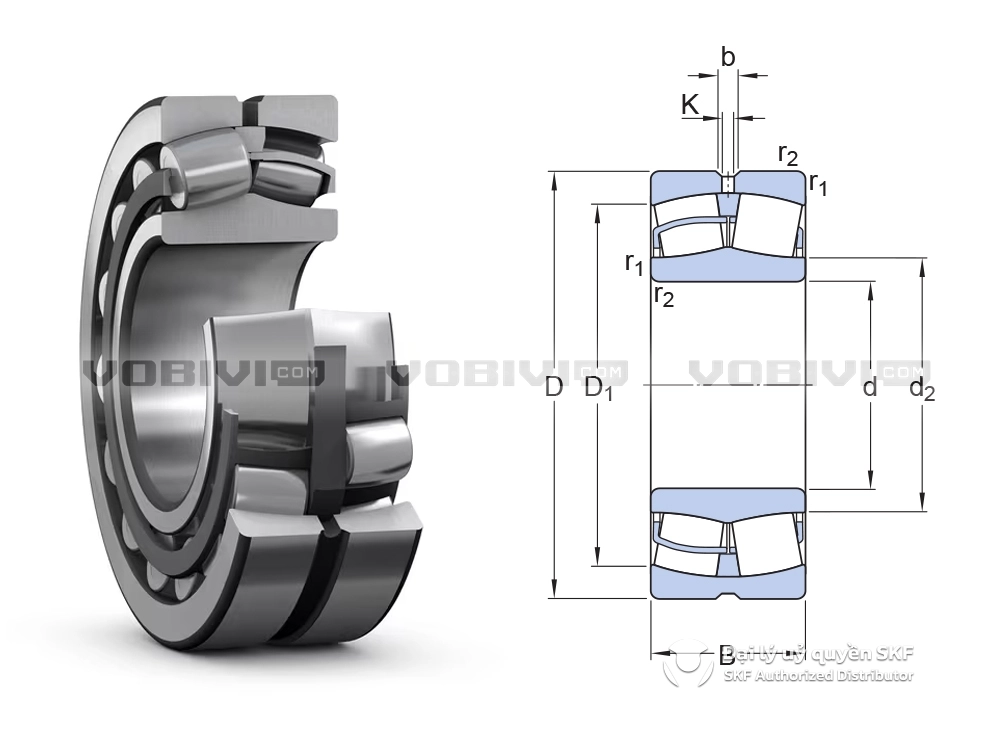 Vòng bi SKF 22326 CCJA/W33VA405 chính hãng