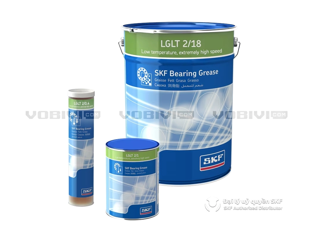 Mỡ LGLT 2, SKF chính hãng, Mỡ nhiệt độ thấp, tốc độ cao