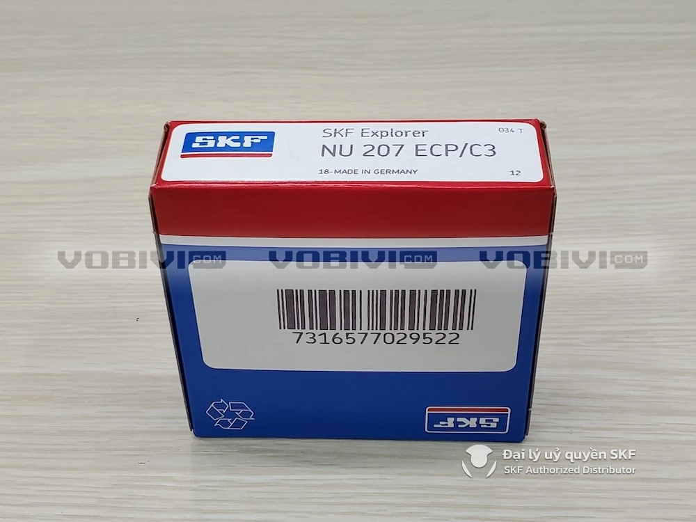 Vòng bi SKF NU 207 ECP/C3 chính hãng