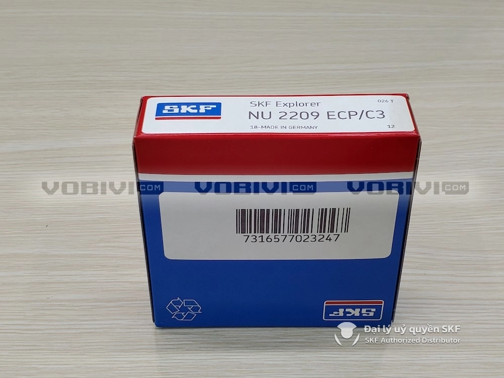 Vòng bi SKF NU 2209 ECP/C3 chính hãng