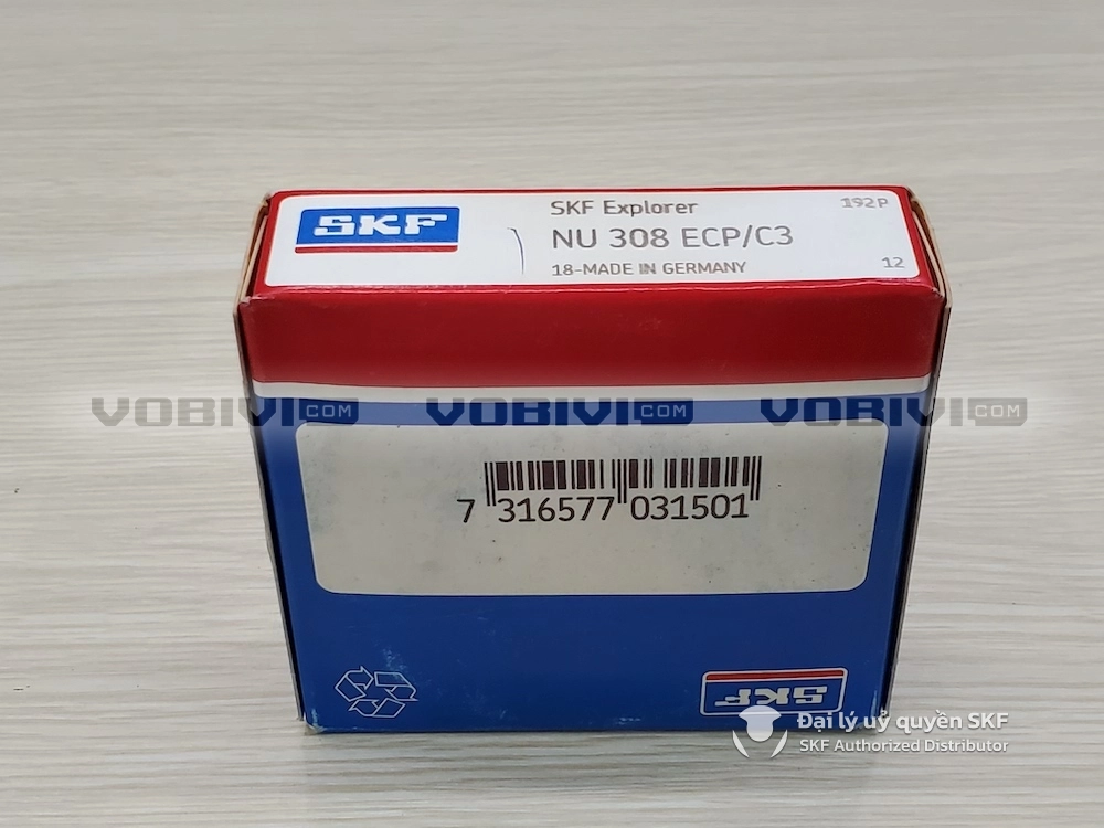 Vòng bi SKF NU 308 ECP/C3 chính hãng
