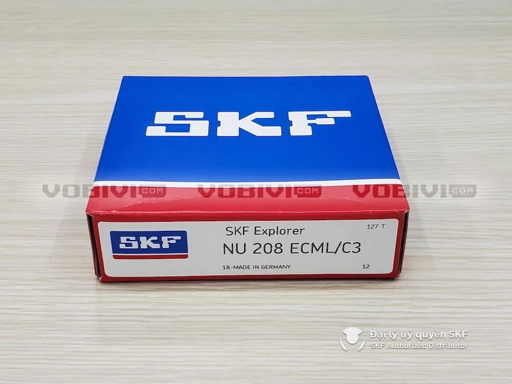 Vòng bi SKF NU 208 ECML/C3 chính hãng