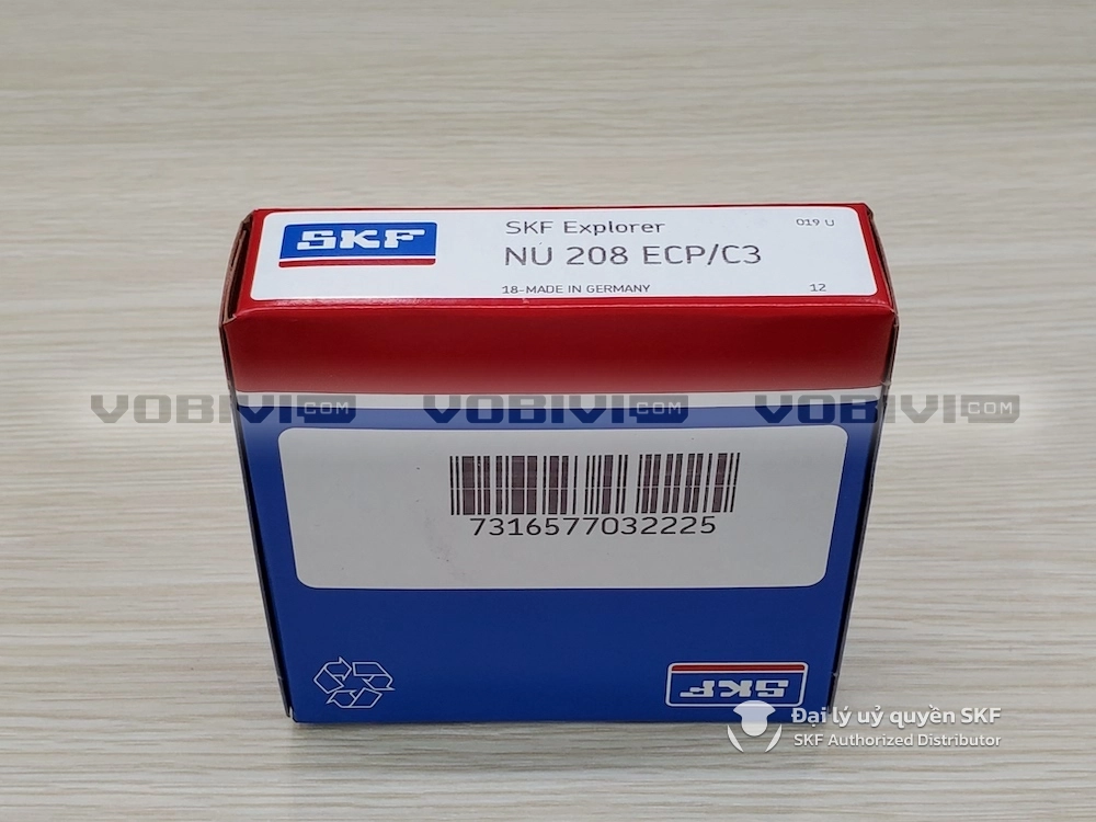 Vòng bi SKF NU 208 ECP/C3 chính hãng