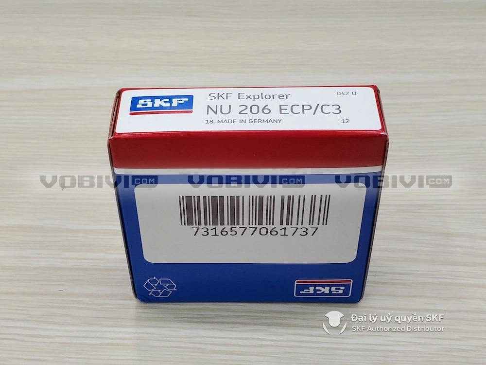 Vòng bi SKF NU 206 ECP/C3 chính hãng