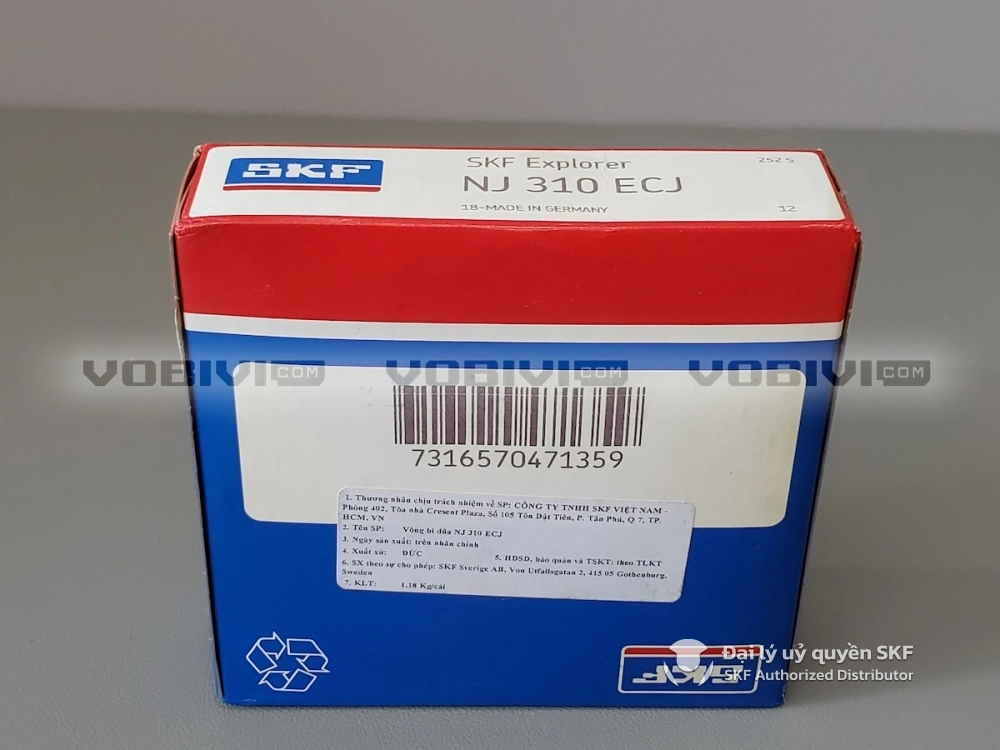 Vòng bi SKF NJ 310 ECJ chính hãng