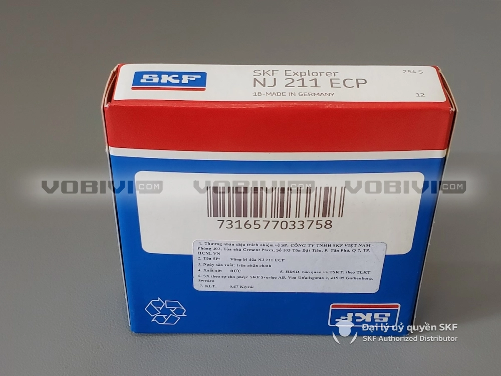 Vòng bi SKF NJ 211 ECP chính hãng