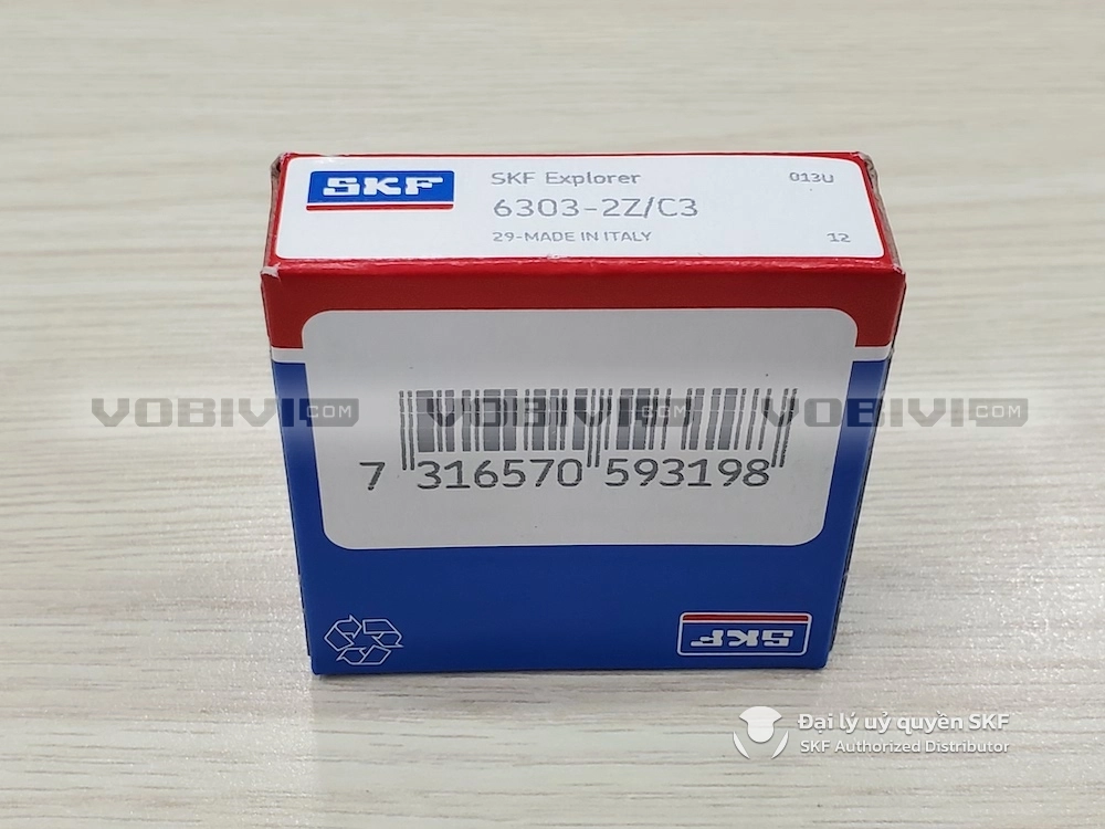 Vòng bi SKF 6303-2Z/C3 chính hãng