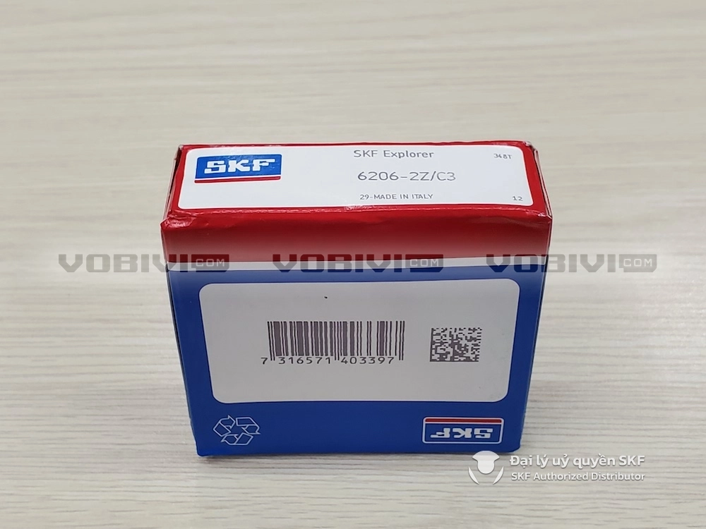 Vòng bi SKF 6206-2Z/C3 chính hãng