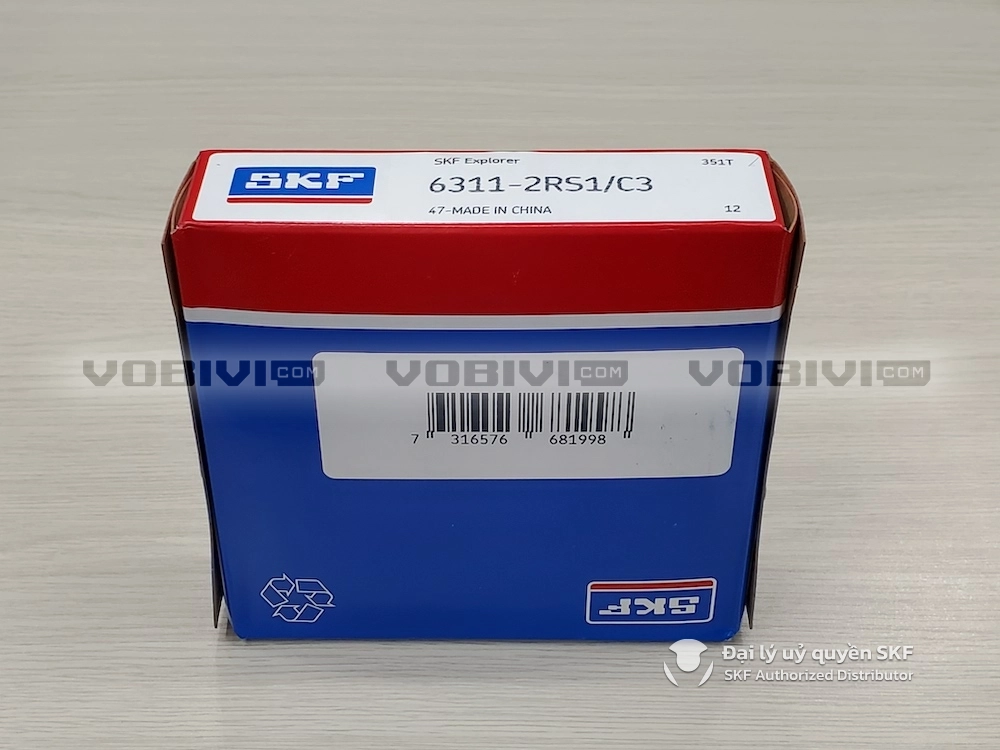 Vòng bi SKF 6311-2RS1/C3 chính hãng