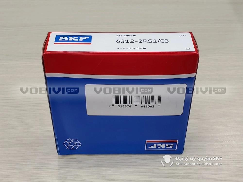 Vòng bi SKF 6312-2RS1/C3