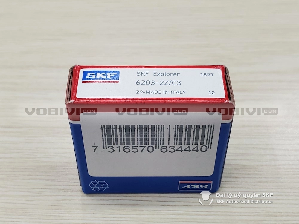 Vòng bi SKF 6203-2Z/C3 chính hãng