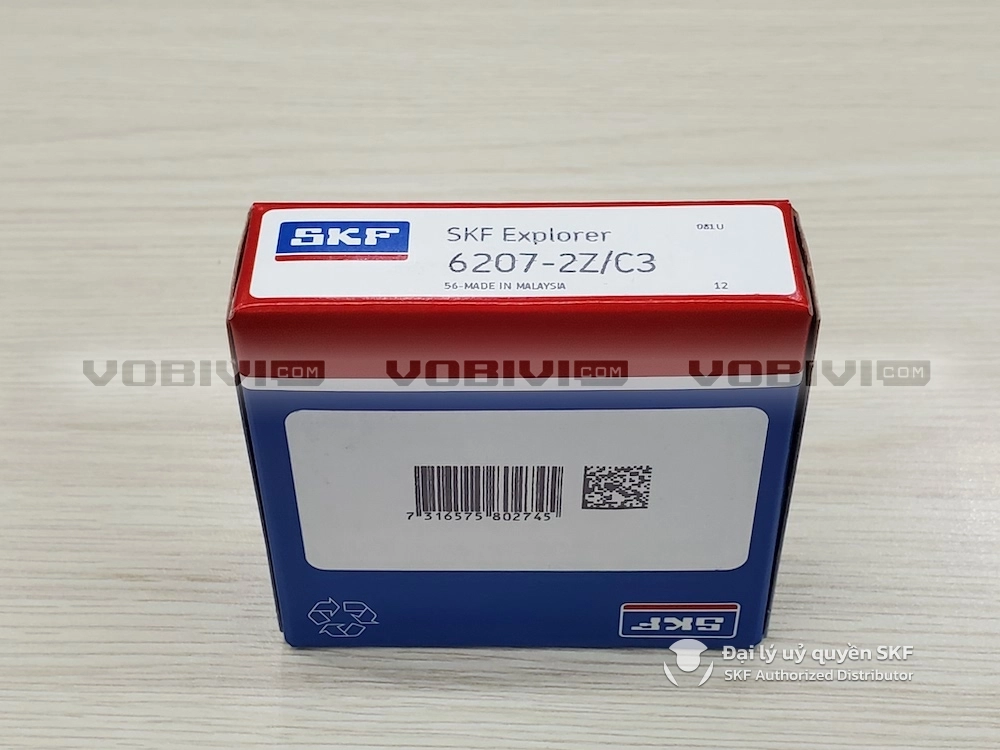 Vòng bi SKF 6207-2Z/C3 chính hãng