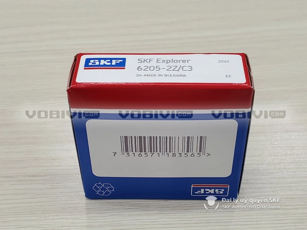 Vòng bi SKF 6205-2Z/C3 chính hãng