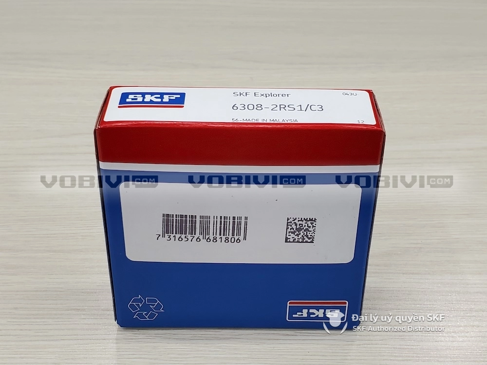 Vòng bi SKF 6308-2RS1/C3 chính hãng
