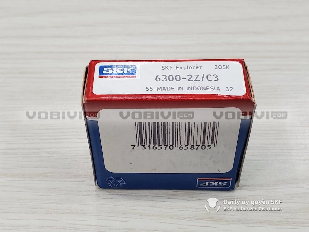 Vòng bi SKF 6300-2Z/C3 chính hãng
