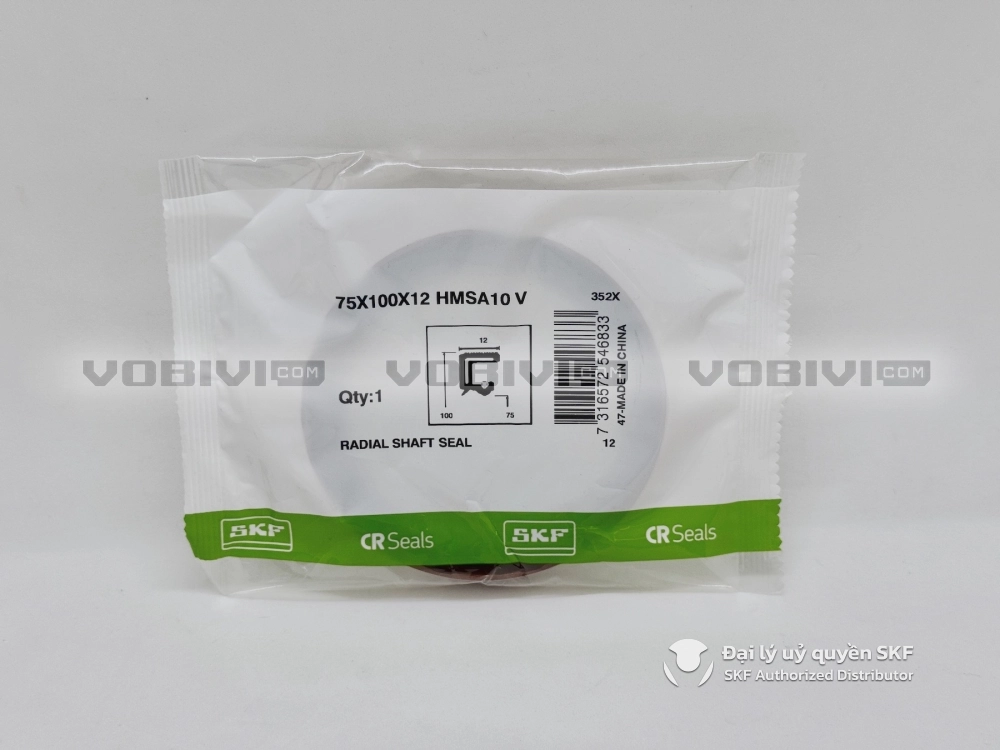 Phớt 75X100X12 HMSA10 V - Phớt chặn dầu SKF chính hãng