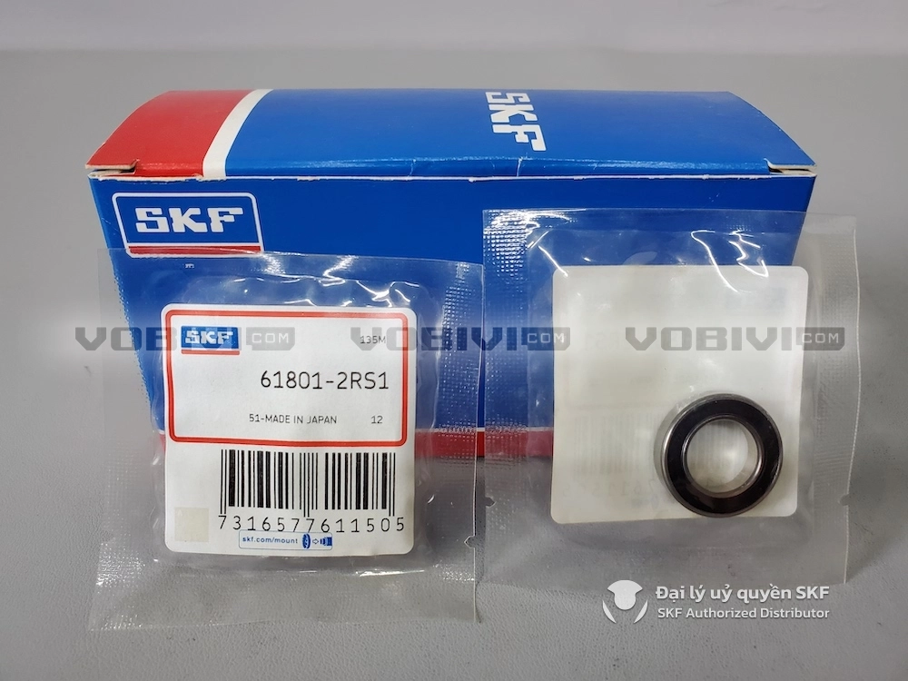 Vòng bi SKF 61801-2RS1 chính hãng