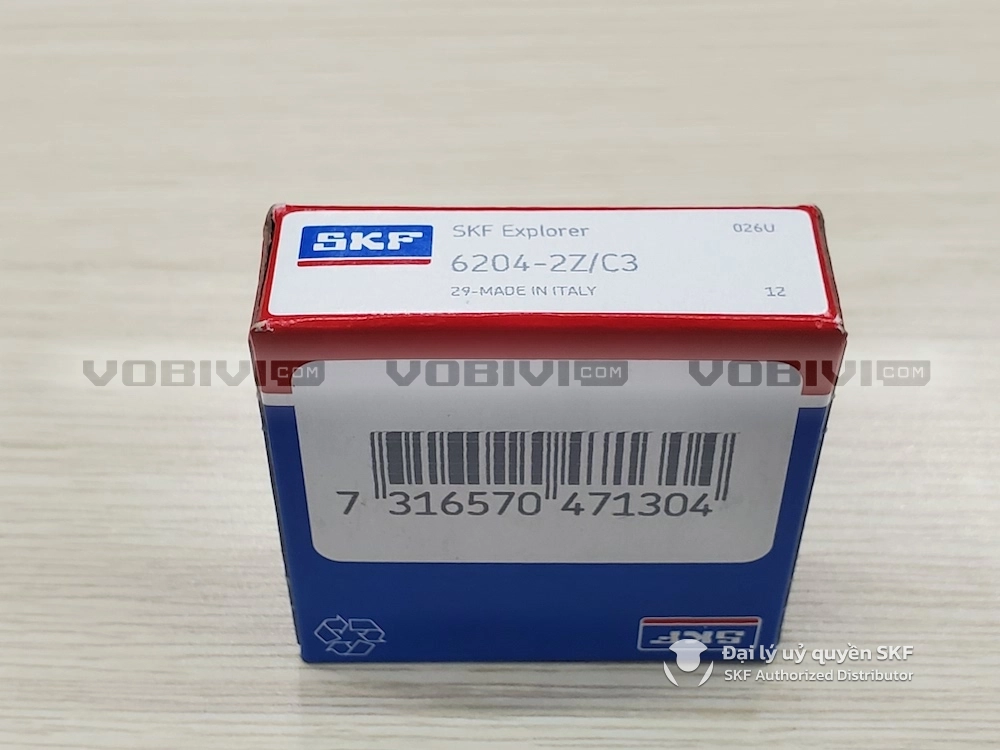 Vòng bi SKF 6204-2Z/C3 chính hãng