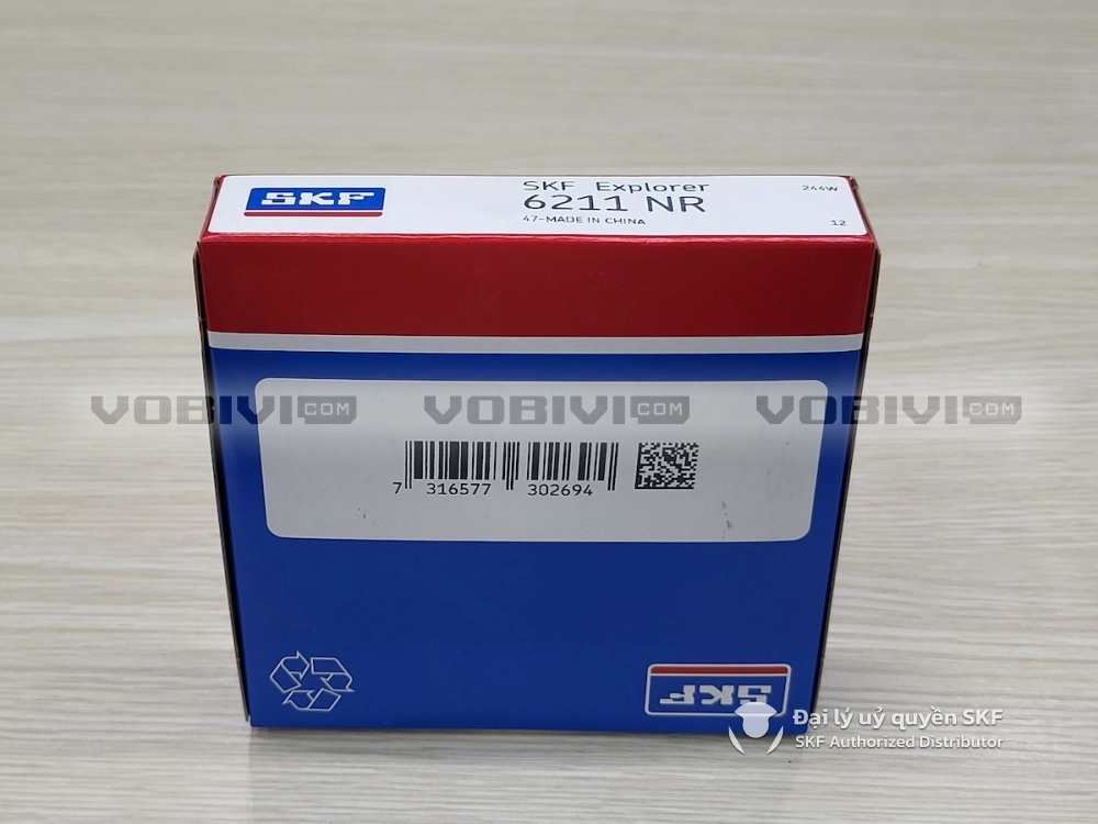 Vòng bi 6211 NR chính hãng SKF