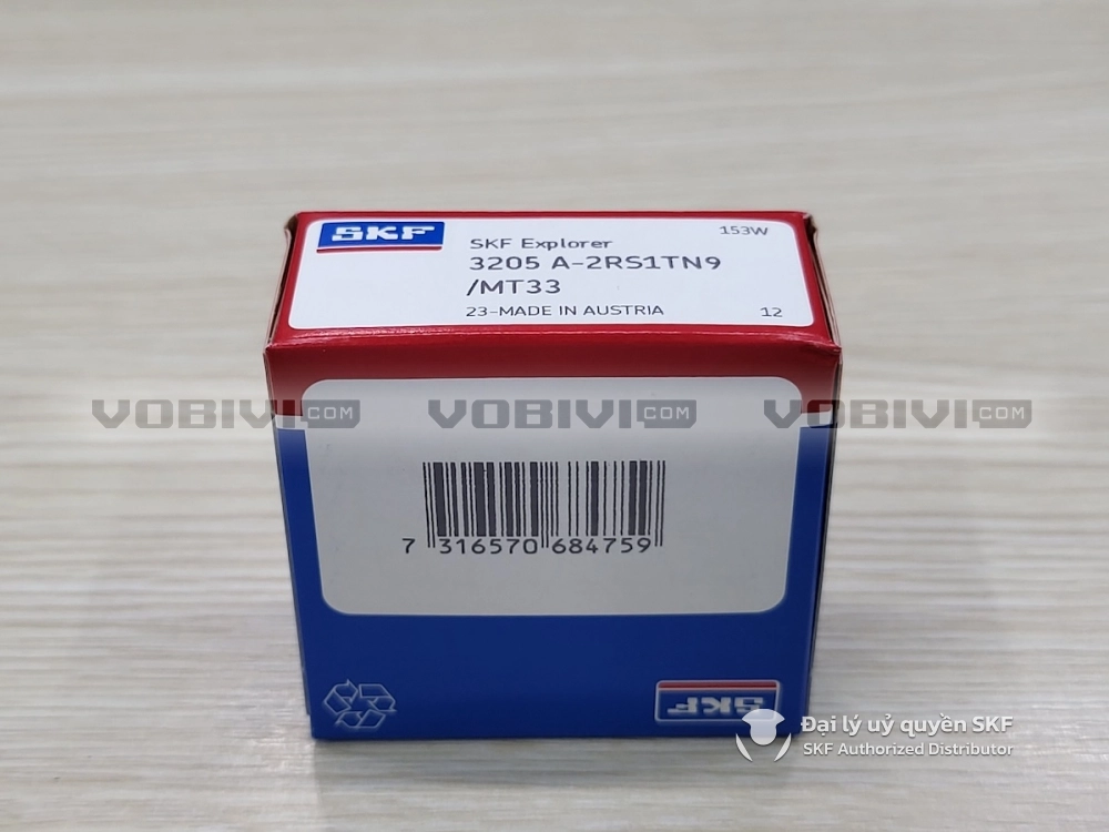 Vòng bi SKF 3205 A-2RS1TN9/MT33 chính hãng