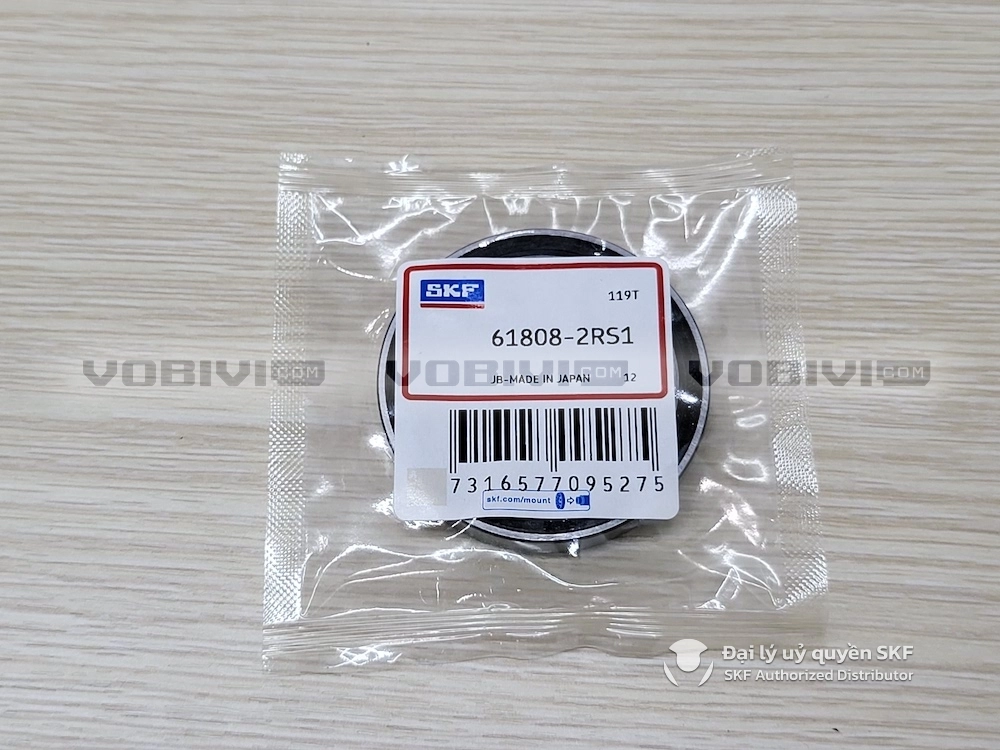 Vòng bi SKF 61808-2RS1 chính hãng