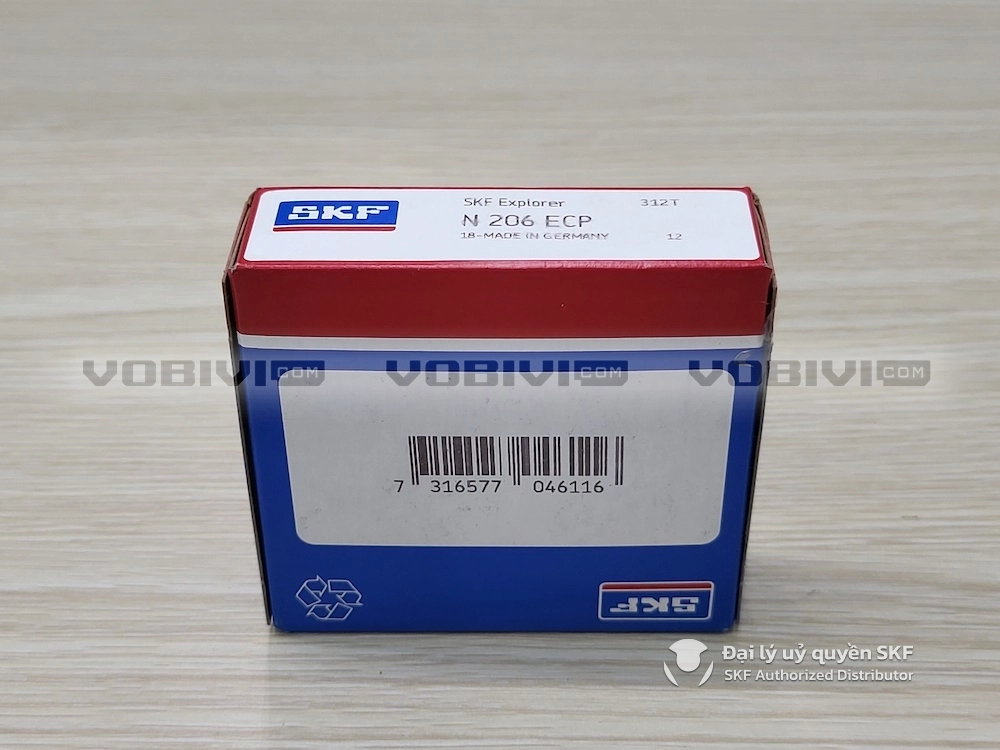 Vòng bi SKF N 206 ECP chính hãng