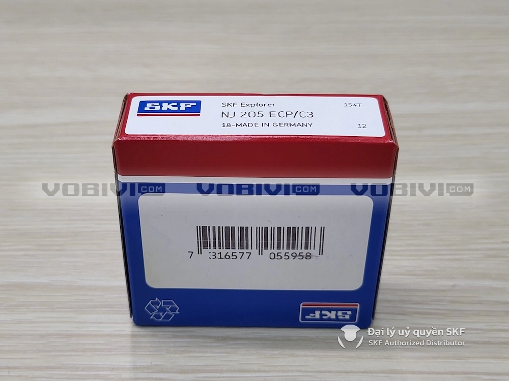 Vòng bi SKF NJ 205 ECP/C3 chính hãng