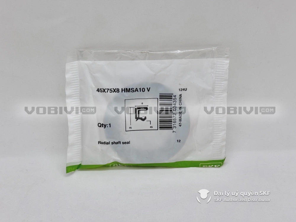 Phớt 45X75X8 HMSA10 V - Phớt chặn dầu SKF chính hãng
