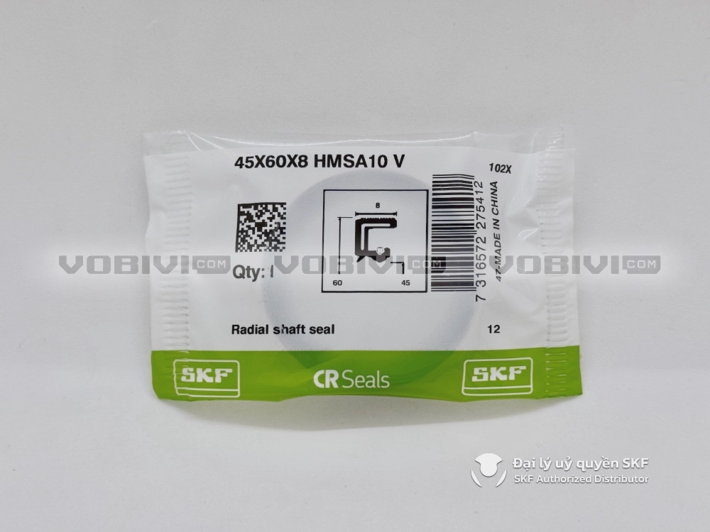 Phớt 45X60X8 HMSA10 V - Phớt chặn dầu SKF chính hãng