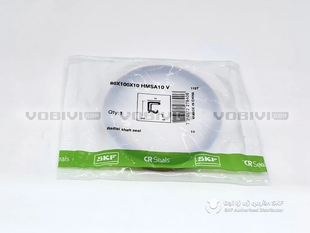 Phớt 80X100X10 HMSA10 V - Phớt chặn dầu SKF chính hãng