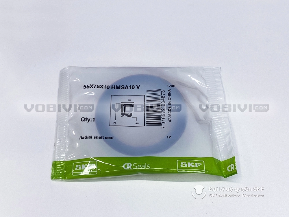 Phớt 55X75X10 HMSA10 V - Phớt chặn dầu SKF chính hãng