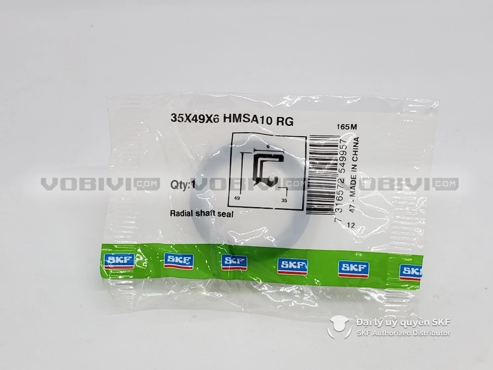 Phớt chặn dầu SKF 35x49x6 HMSA10 RG