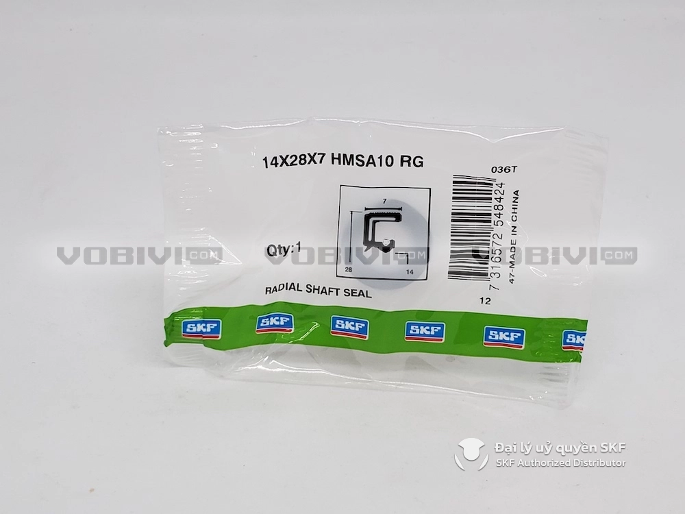 Phớt chặn dầu SKF 14x28x7 HMSA10 RG