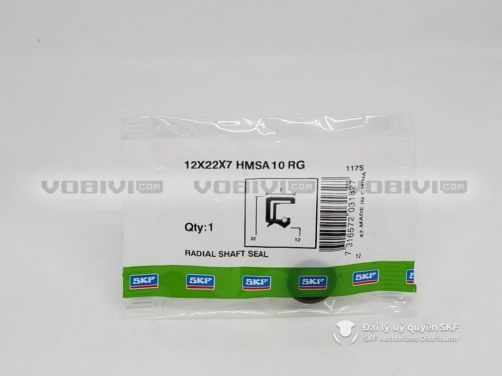 Phớt chặn dầu SKF 12x22x7 HMSA10 RG