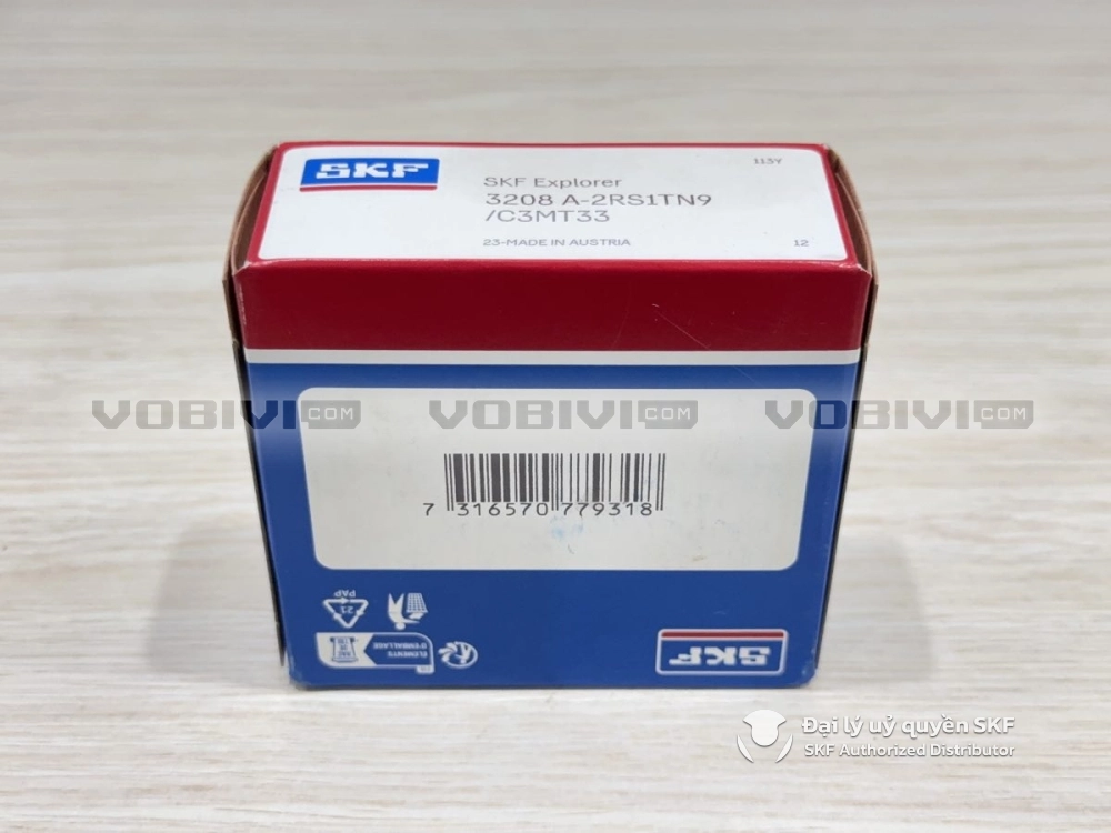 Vòng bi 3208 A-2RS1TN9/C3MT33 chính hãng SKF