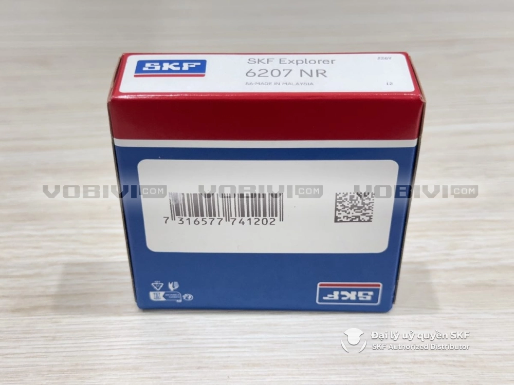 Vòng bi 6207 NR chính hãng SKF
