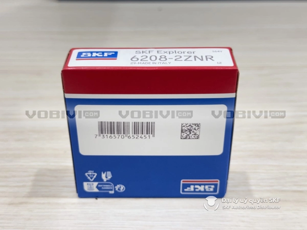 Vòng bi 6208-2ZNR chính hãng SKF