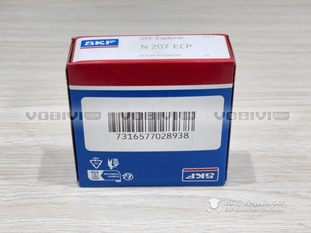 Vòng bi N 207 ECP chính hãng SKF