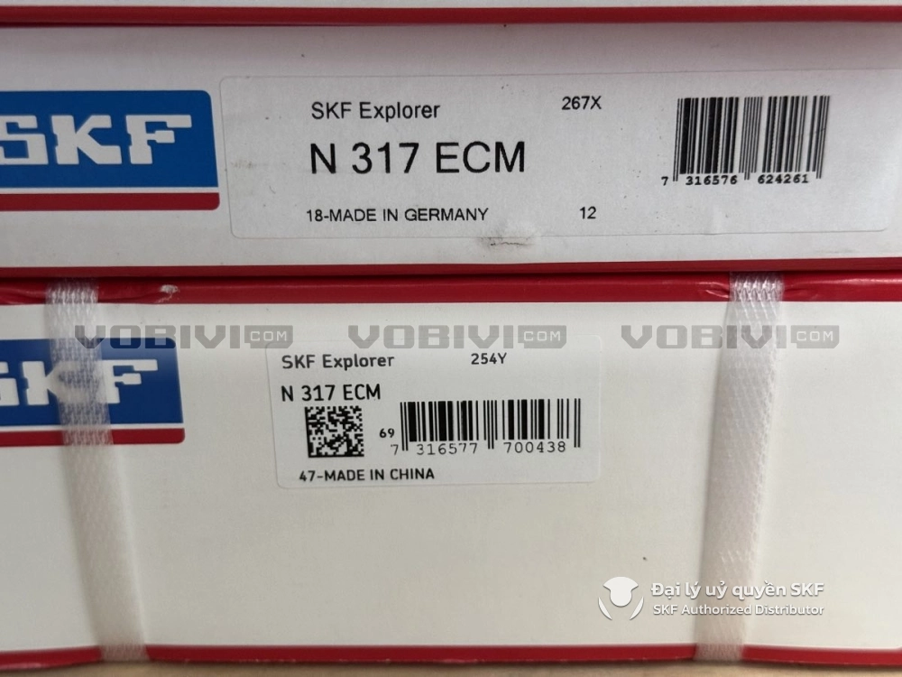 Vòng bi N 317 ECM chính hãng SKF