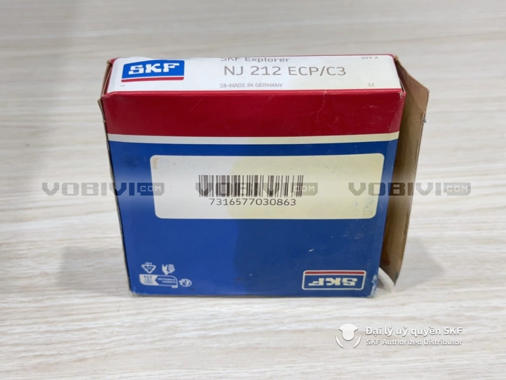 Vòng bi NJ 212 ECP/C3 chính hãng SKF