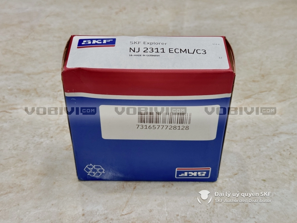 Vòng bi NJ 2311 ECML/C3 chính hãng SKF