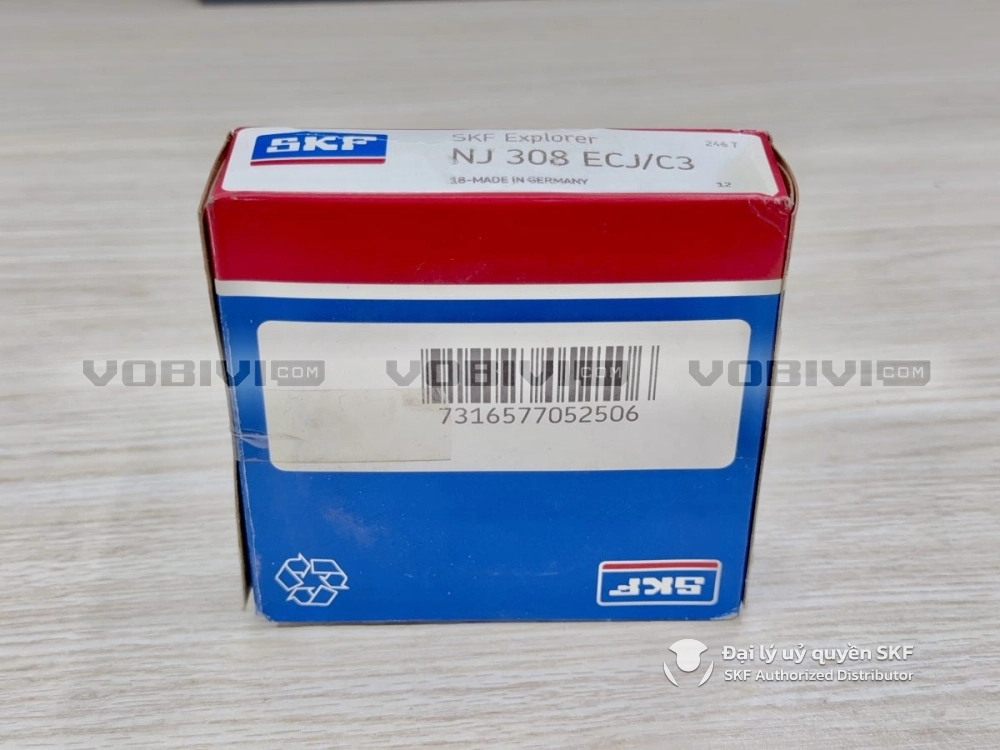Vòng bi SKF NJ 308 ECJ/C3 chính hãng