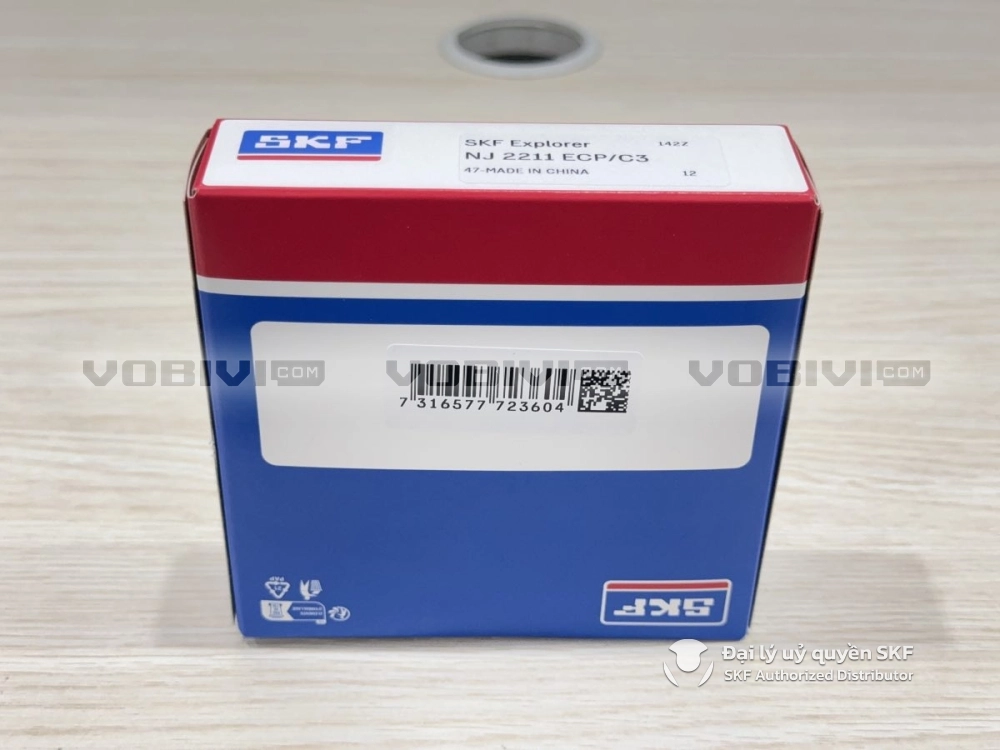 Vòng bi NJ 2211 ECP/C3 chính hãng SKF