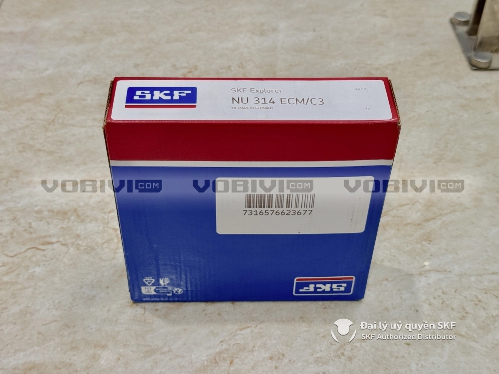 Vòng bi NU 314 ECM/C3 chính hãng SKF