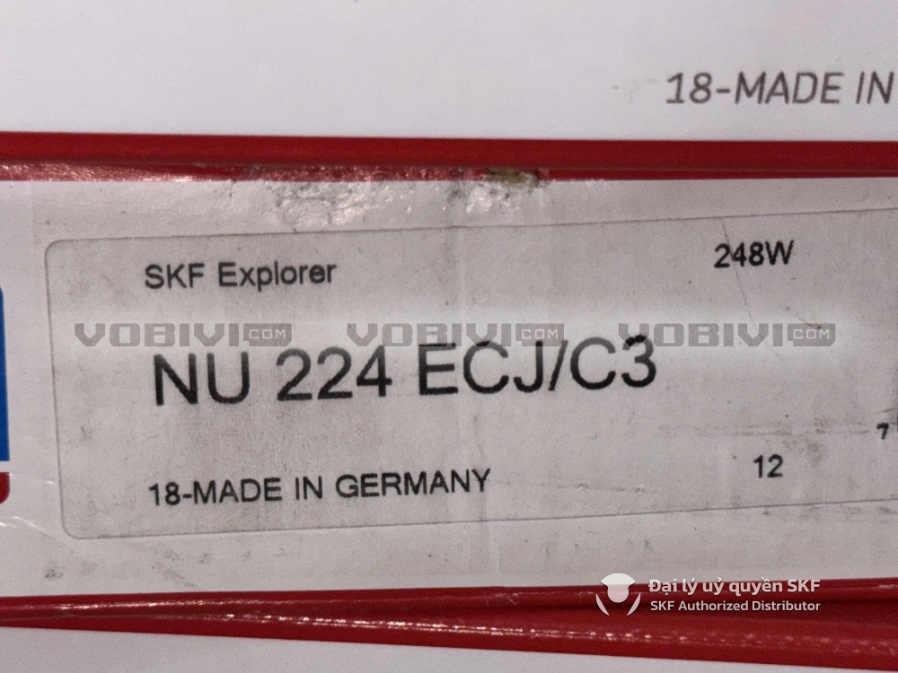 Vòng bi NU 224 ECJ/C3 chính hãng SKF