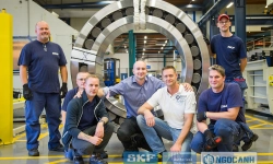 Vòng bi tang trống SKF nặng 8 tấn cho lĩnh vực khai thác Mỏ